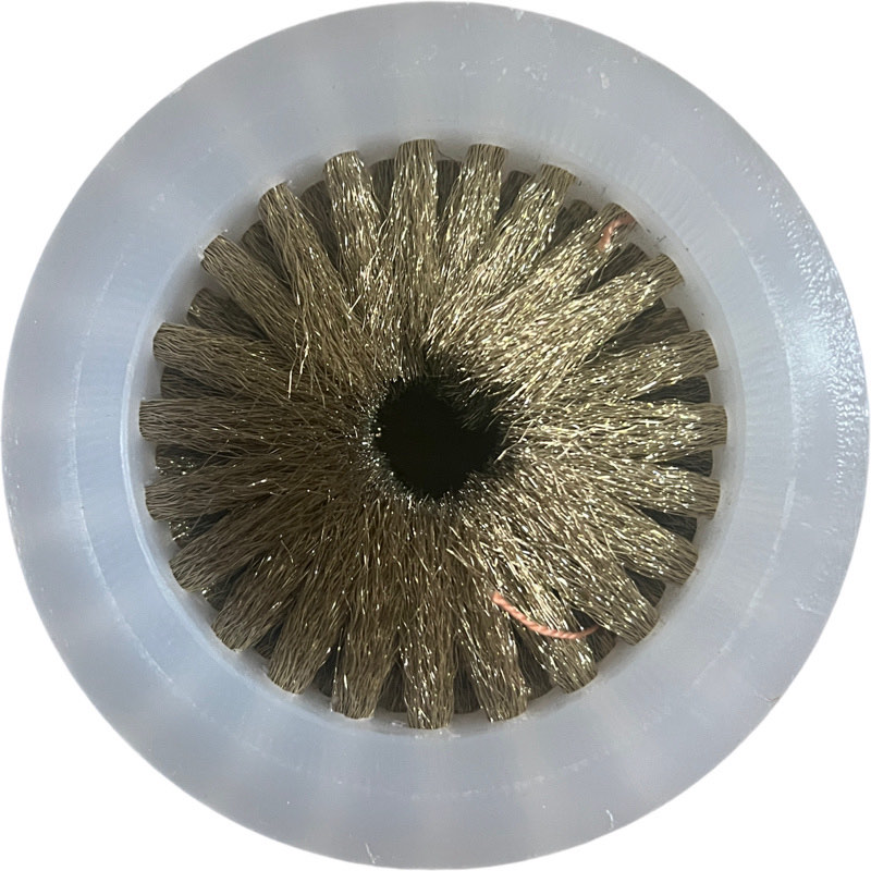 CUSTOM WIRE DRAWN BRUSHES pp plastic ring round brush oiling brush round sealing brush